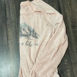 Light pink ‘Take A Hike’ sweatshirt